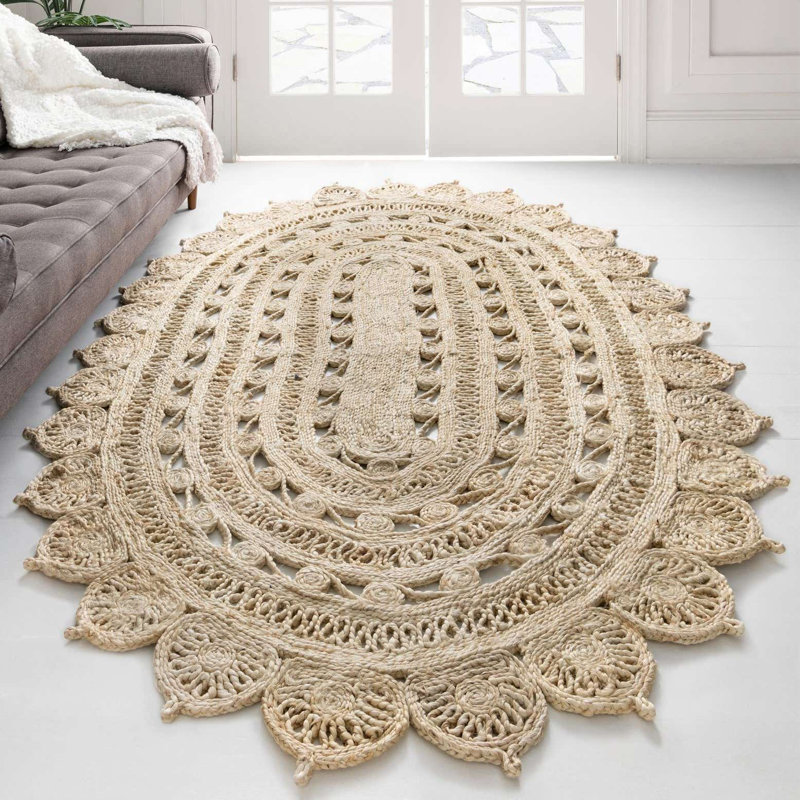 Bungalow Rose Nysean Handmade Jute/Sisal Beige Rug & Reviews Wayfair